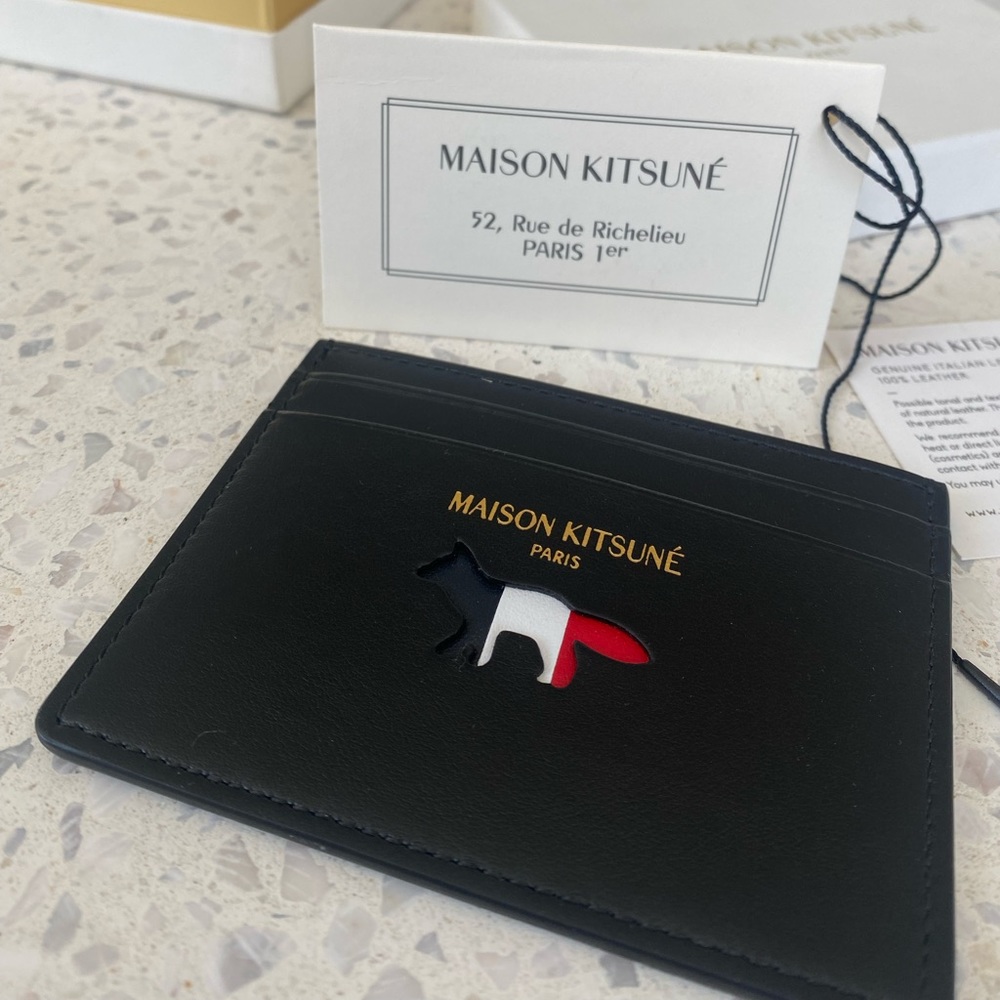 Brand new MAISON KITSUNE card holder.